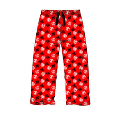 Red - Front - Manchester United FC Adults Unisex Lounge Pants