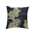 Grey - Front - Game Of Thrones Canvas Cushion with Westeros Design