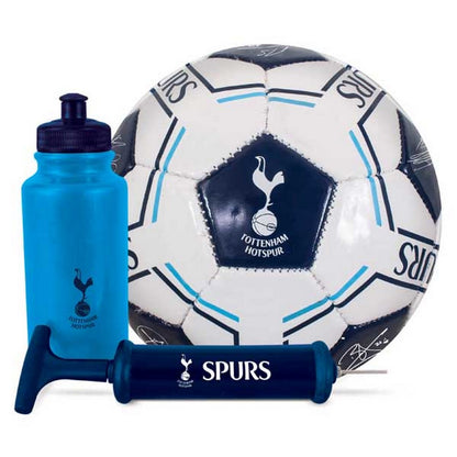 Blue - Front - Tottenham Hotspur FC Signature Print Football Gift Set