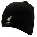 Black - Back - Liverpool FC Adults Unisex Crest Beanie Knitted Hat