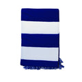 Blue - Back - Everton FC Official Knitted Football Bar Scarf
