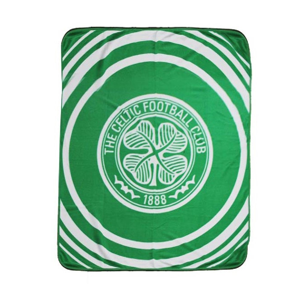Green - Front - Celtic FC Pulse Fleece Blanket