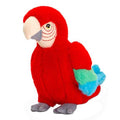 Red - Front - Keel Toys KeelEco Parrot Cuddle Toy