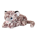 Grey - Front - Keel Toys KeelEco Snow Leopard Cuddle Toy