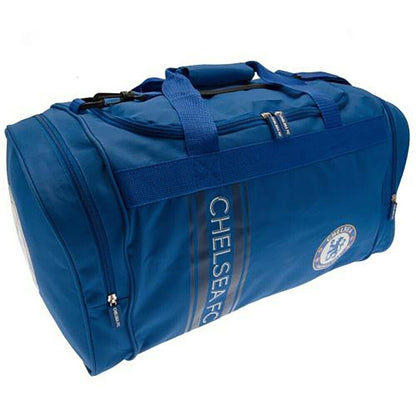 Blue - Back - Chelsea FC Striped Holdall