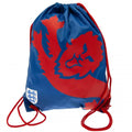 Blue-Red - Front - England FA Crest Drawstring Bag