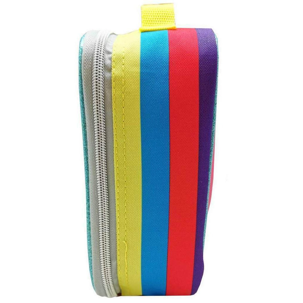 Pink-Blue-Yellow - Side - Trolls Rectangular Poppy Lunch Bag