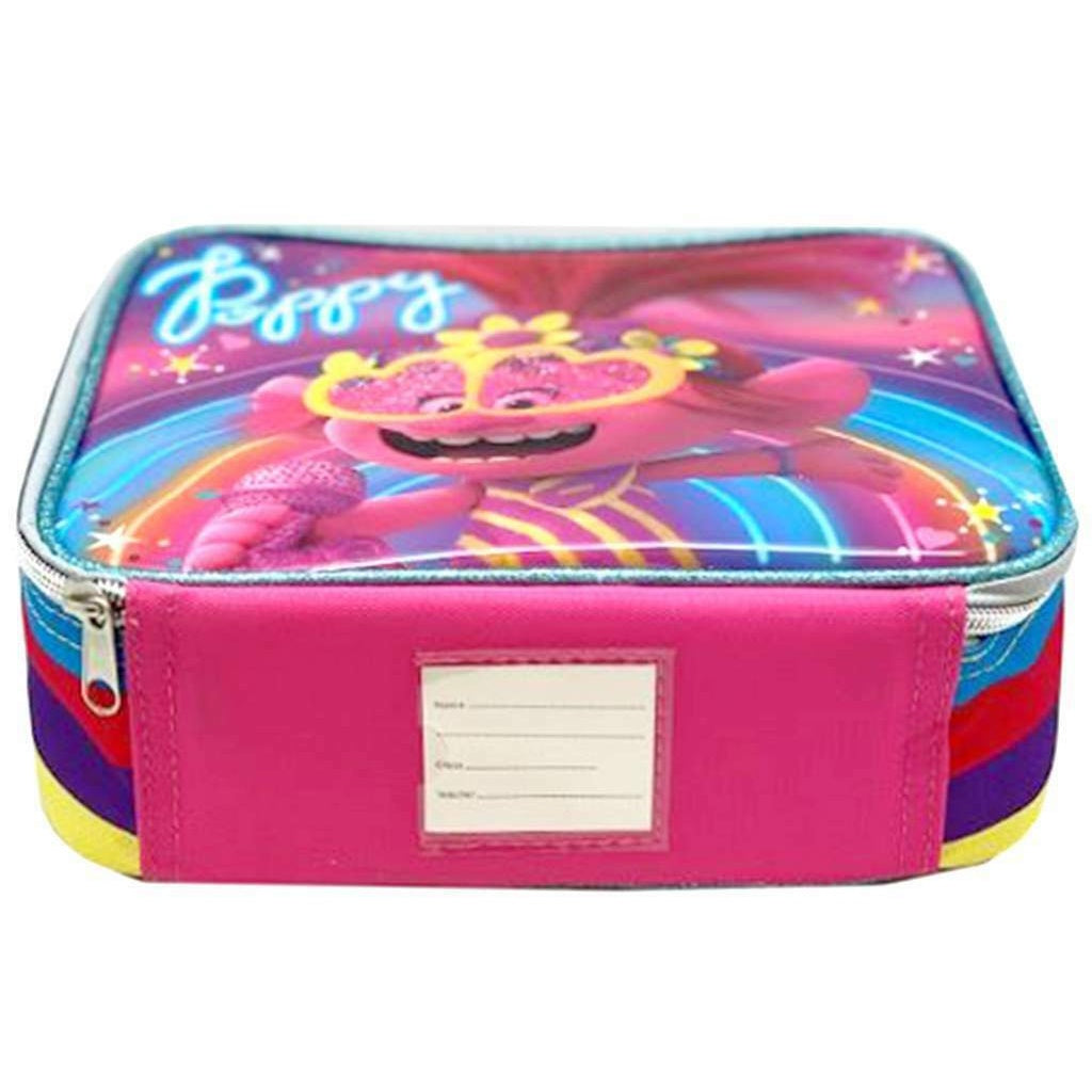 Pink-Blue-Yellow - Lifestyle - Trolls Rectangular Poppy Lunch Bag
