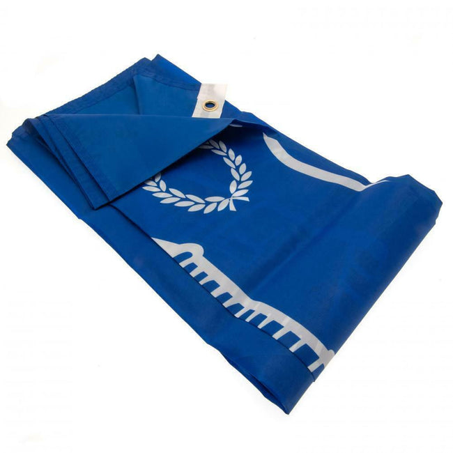 Blue - Side - Everton FC Crest Flag