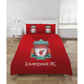 Red - Back - Liverpool FC Crest Duvet Cover Set