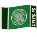 Green-Black - Back - Celtic FC Wordmark Crest Flag