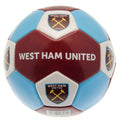 Claret Red-Sky Blue - Back - West Ham United FC PVC Football