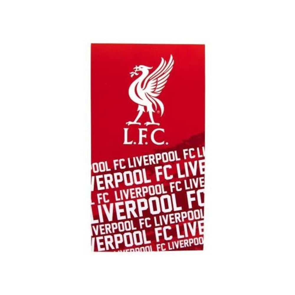 Red-White - Front - Liverpool FC Impact Beach Towel