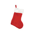 Red-White - Front - Festive Wonderland Basic Plush Christmas Stocking