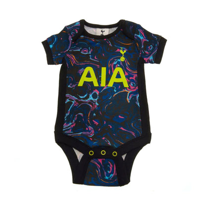 White-Navy - Side - Tottenham Hotspur FC Baby Bodysuit