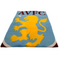 Burgundy-Blue-Yellow - Front - Aston Villa FC Fleece Pulse Blanket