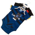 Blue-Black - Back - Everton FC Baby Bodysuit (Pack of 2)