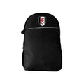 Black - Front - Fulham FC Childrens-Kids Crest Backpack