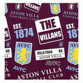 Maroon-Blue-Yellow - Back - Aston Villa FC Patches Duvet Set