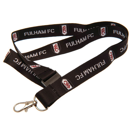 Black-White - Front - Fulham FC Lanyard