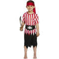 White-Red-Black - Front - Henbrandt Boys Pirate Costume