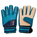 Blue-Cream-Navy - Front - Tottenham Hotspur FC Childrens-Kids Delta Goalkeeper Gloves