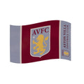 Claret Red-Blue - Front - Aston Villa FC Wordmark Crest Flag