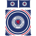 Royal Blue-White-Red - Front - Rangers FC Pulse Duvet Cover Set