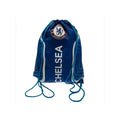 Royal Blue-White - Front - Chelsea FC Flash Drawstring Bag