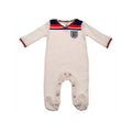 White-Black-Red - Front - England FA Baby Home Kit Sleepsuit