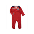 Red - Front - England FA Baby Away Kit Sleepsuit