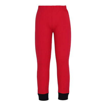 Red-Black - Side - Manchester United FC Boys Pyjama Set