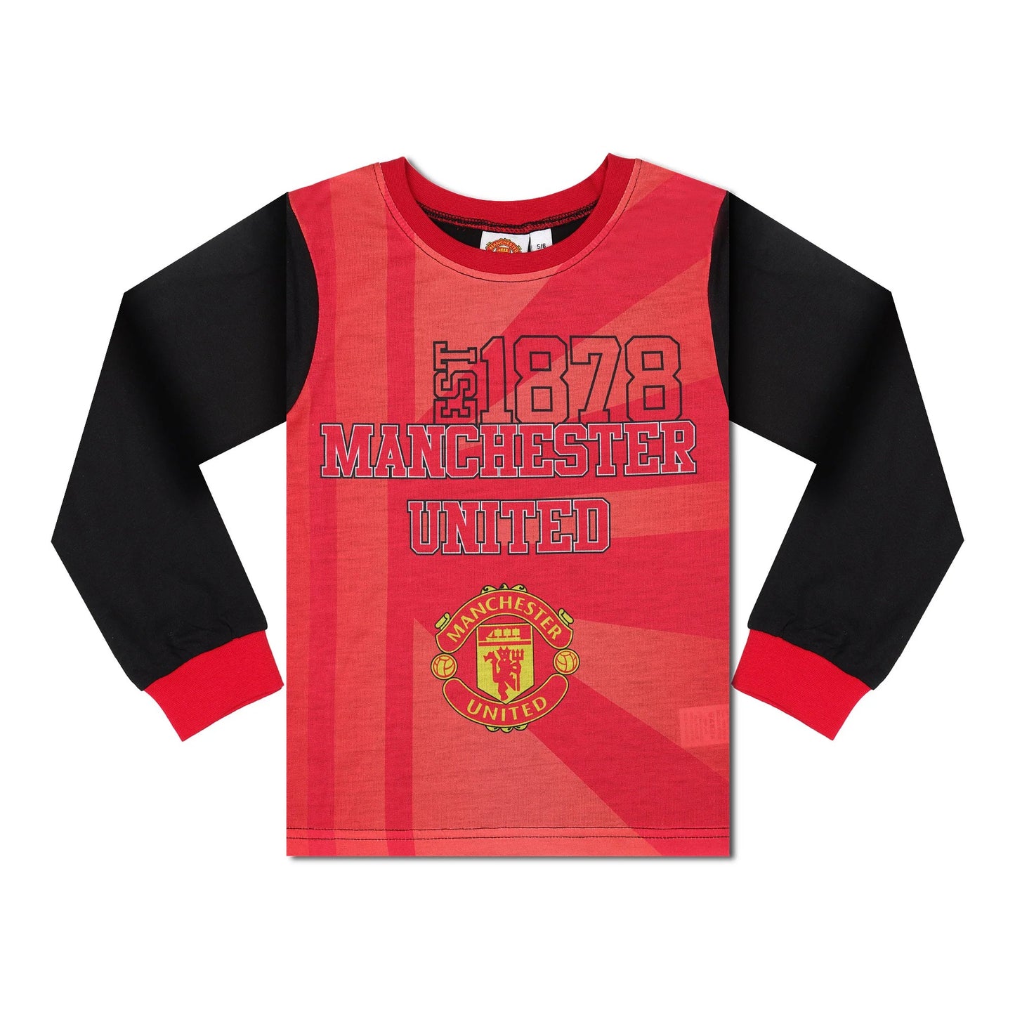 Red-Black - Lifestyle - Manchester United FC Boys Pyjama Set