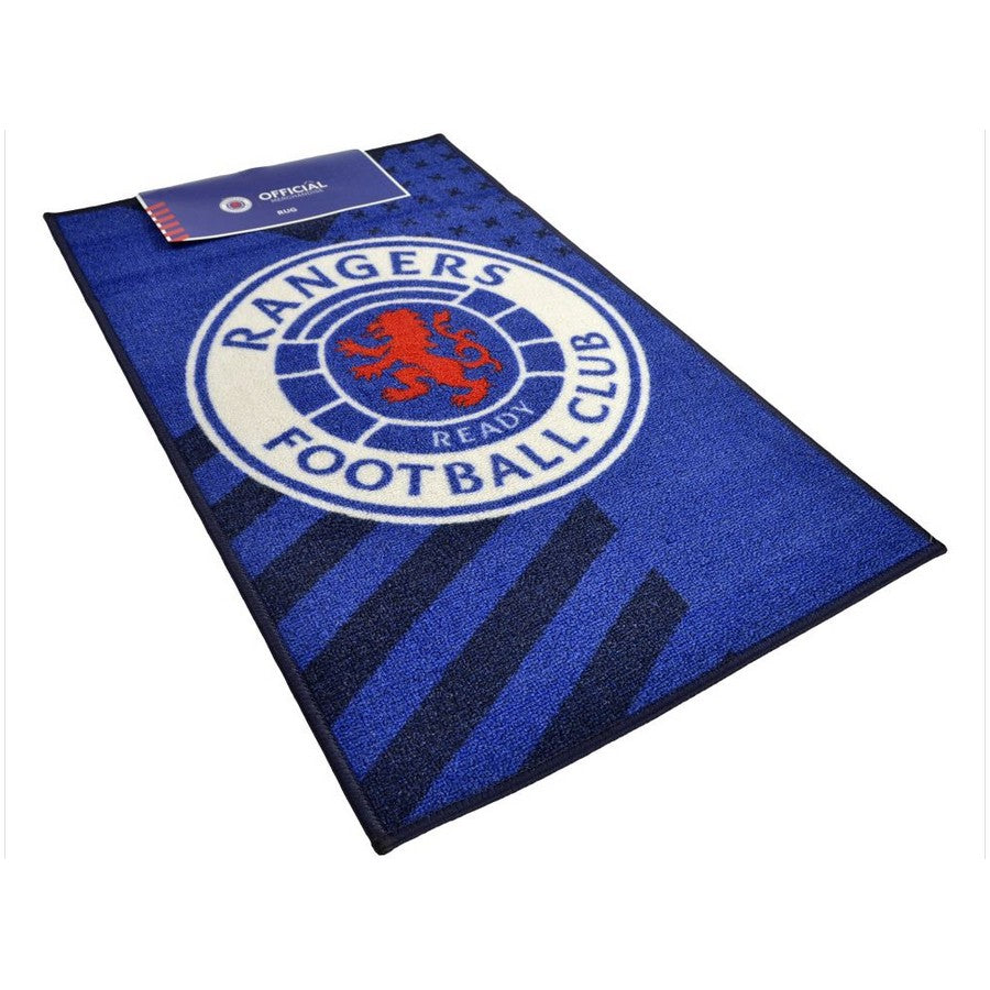 Blue-White-Red - Front - Rangers Crest Area Rug