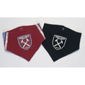 Claret Red-Sky Blue-Black - Front - West Ham United FC 2022-23 Bib (Pack of 2)