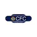 Navy-White - Front - Chelsea FC Retro Years Crest Door Sign