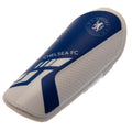 Blue-White - Front - Chelsea FC Childrens-Kids Slip-In Shin Guards