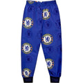 Royal Blue - Front - Chelsea FC Boys Fleece Lounge Pants