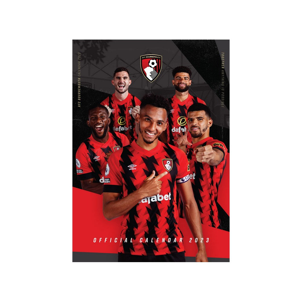 Black-Red - Front - AFC Bournemouth 2023 Wall Calendar