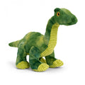Green - Front - Keel Toys Keeleco Brachiosaurus Plush Toy
