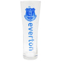 Clear - Front - Everton FC Official Wordmark Football Crest Peroni Pint Glass