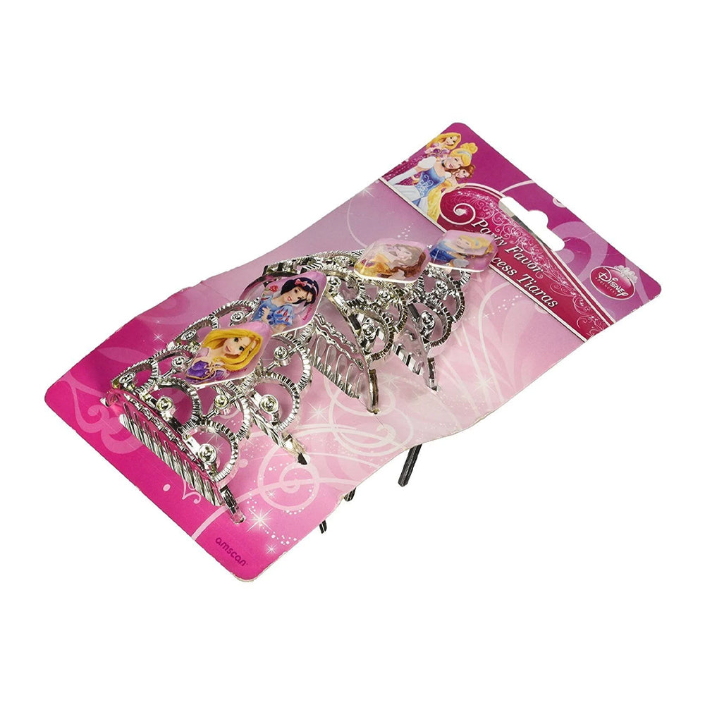 Silver - Back - Disney Princess Tiara (Pack of 4)