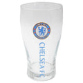 Clear-Blue - Front - Chelsea FC Official Football Crest Pint Glass