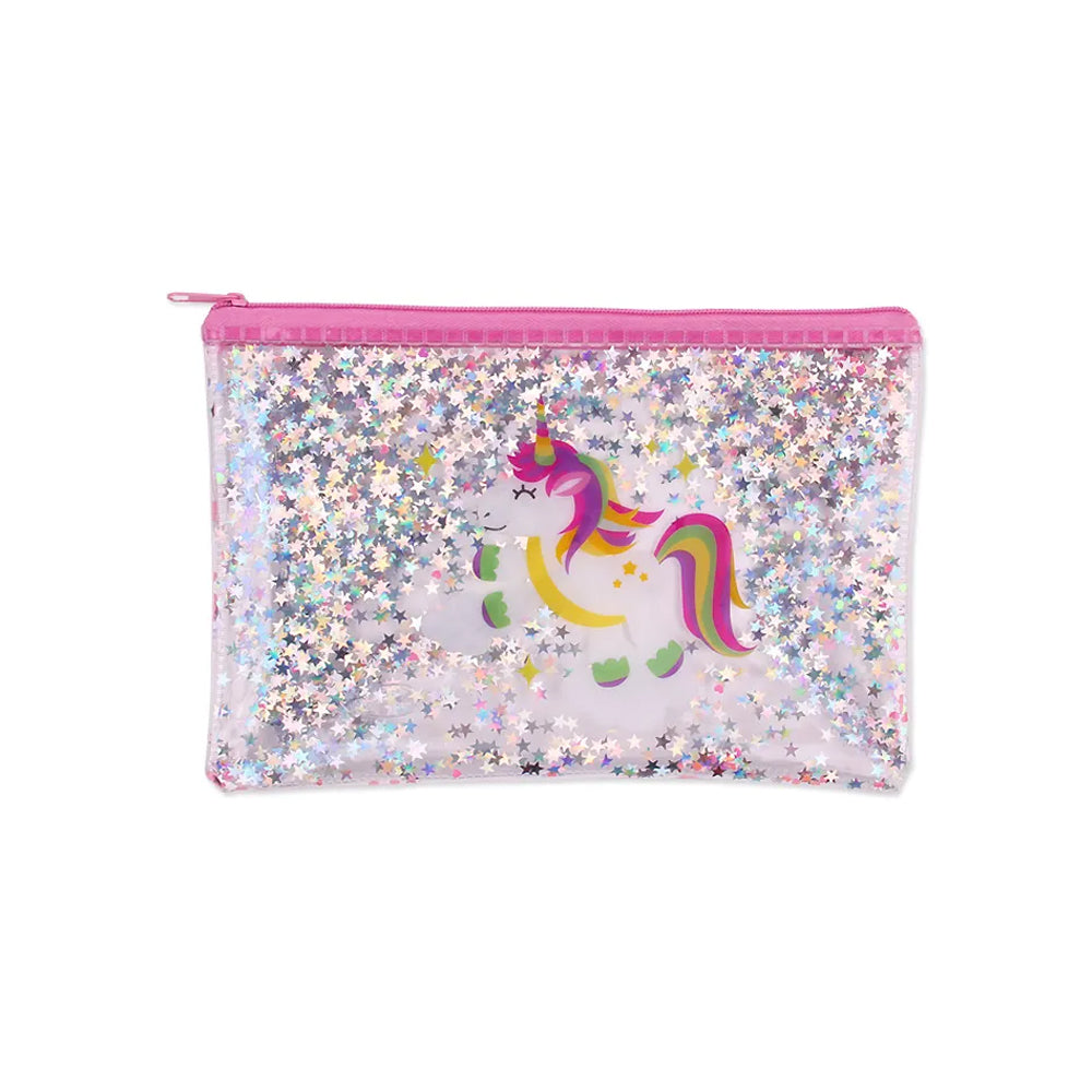 Pink - Front - Anker Unicorn Pencil Case