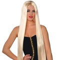 Blonde - Front - Amscan Long Halloween Wig