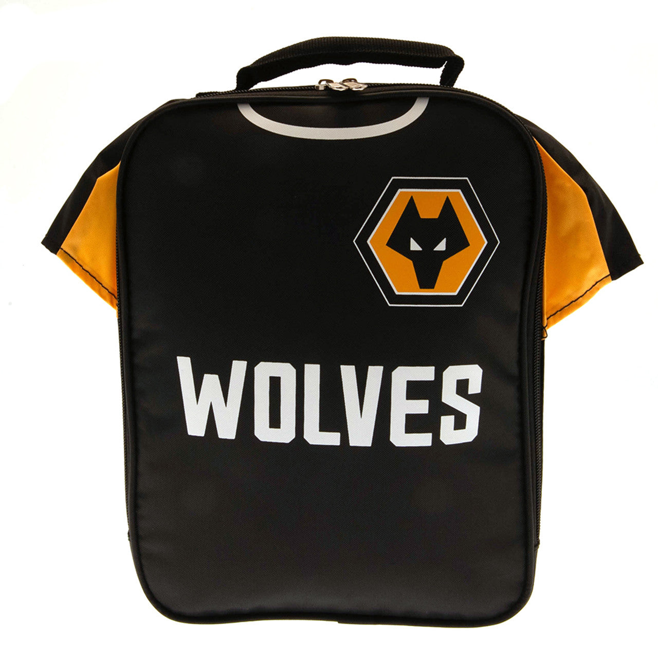 Yellow-Black-White - Front - Wolverhampton Wanderers FC Kit Lunch Bag