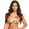 Multicoloured - Front - Boland Womens-Ladies Flowers Bra