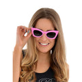 Pink-Black - Front - Womens-Ladies Hen Party Sunglasses