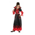 Red-Black - Front - Amscan Girls Queen Vampire Costume