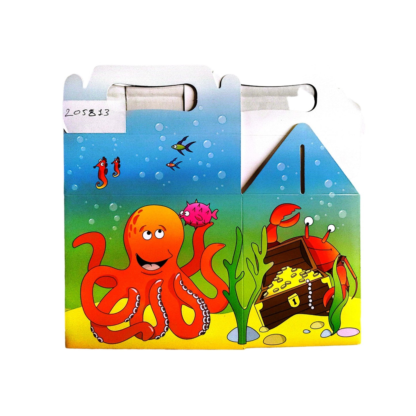 Multicoloured - Front - Henbrandt Octopus Lunch Box